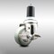 Service Caster 3.5 Inch 316SS Gray Polyurethane Swivel 1-1/2 Inch Expanding Stem Caster Brake SCC-SS316EX20S3514-PPUB-TLB-112 - alternate 1